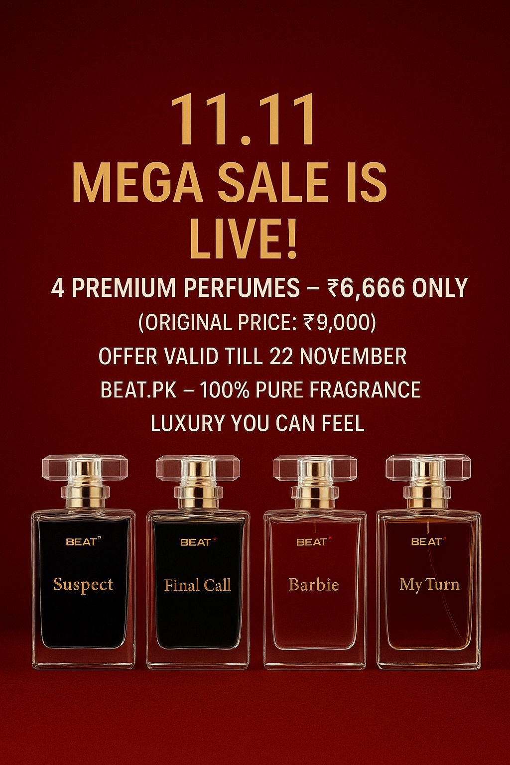 11 11 MEGA PERFUMES SALE